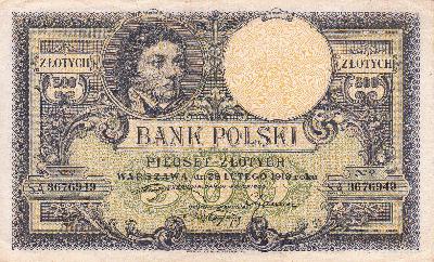 Beschrijving voorzijde: KOSCIUSZKO